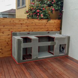 Outdoor kitchen in San Francisco