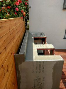 Outdoor kitchen in San Francisco